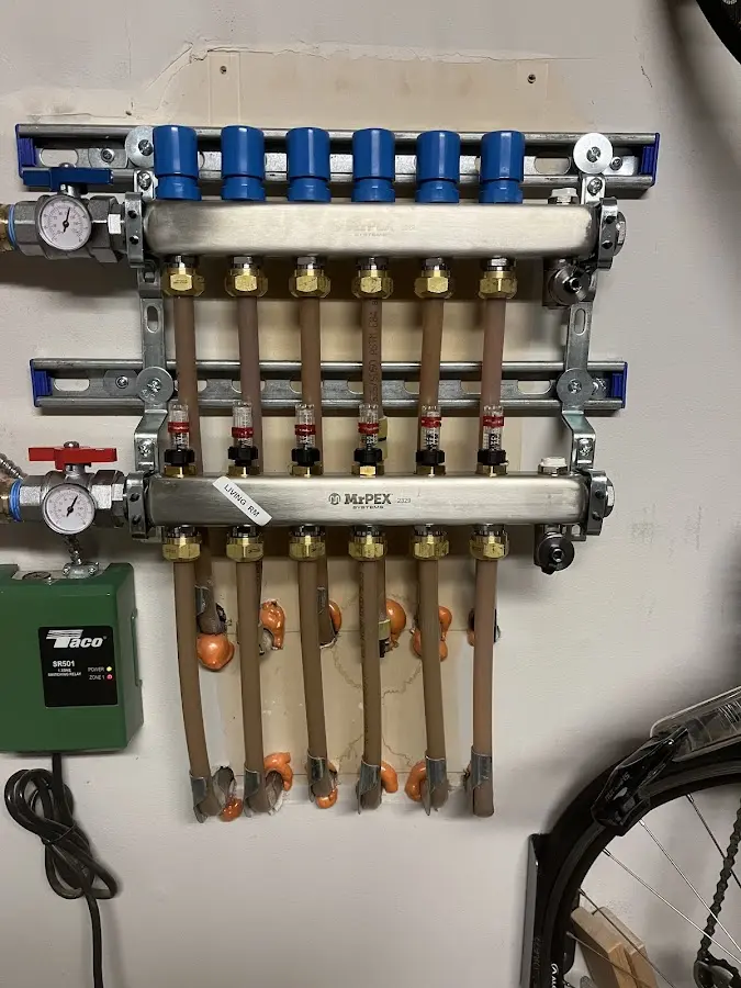 Plumber performing Leak Detection at a residential property in Falfurrias